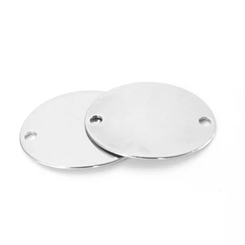 10pcs/lot silver Tone stainless steel Oval Connectors For Bracelet Necklace Blank Stamping Tag Charms Jewelry Making F3379
10pcs/lot silver Tone stainless steel Oval Connectors For Bracelet Necklace Blank Stamping Tag Charms Jewelry Making F3379