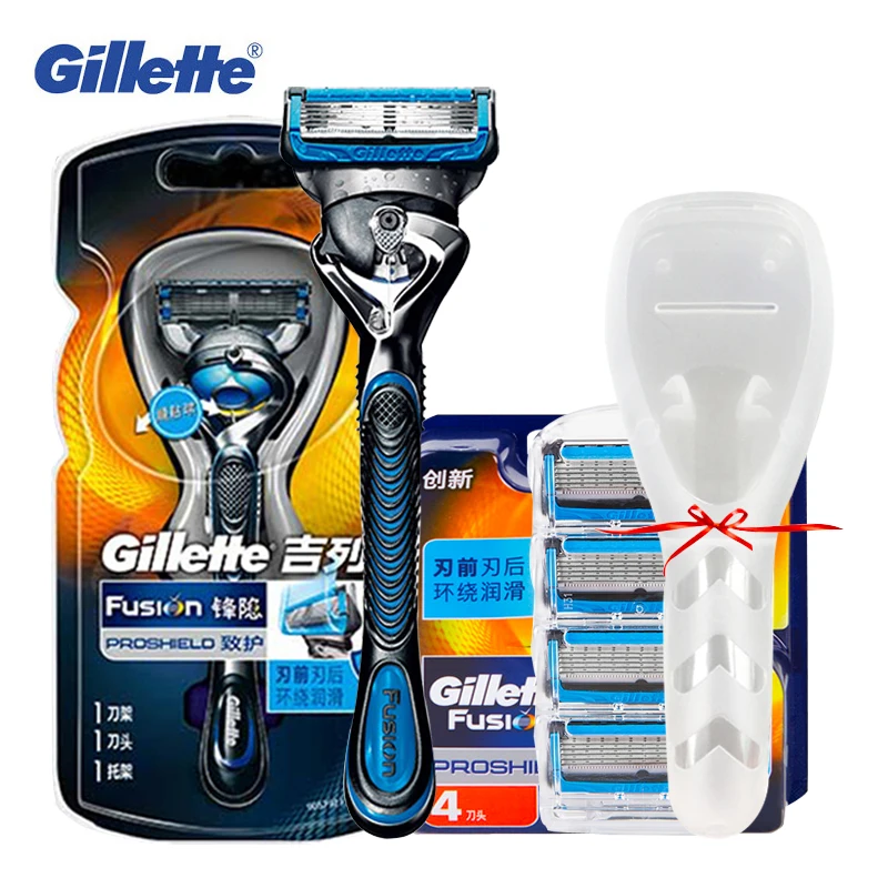 

Gillette Fusion Proshield Flexball Shaving Razor Blades For Men Safety Beard Shavers Razors Handle Cassette Sharp Blade Refills