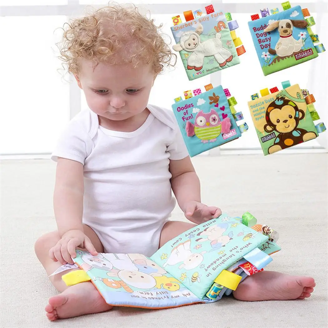 Infant Early Educational Animal Sheep/Owl/Dog /Monkey Soft Cloth Books Baby Goodnight Educational Baby Fabric Book
Infant Early Educational Animal Sheep/Owl/Dog /Monkey Soft Cloth Books Baby Goodnight Educational Baby Fabric Book