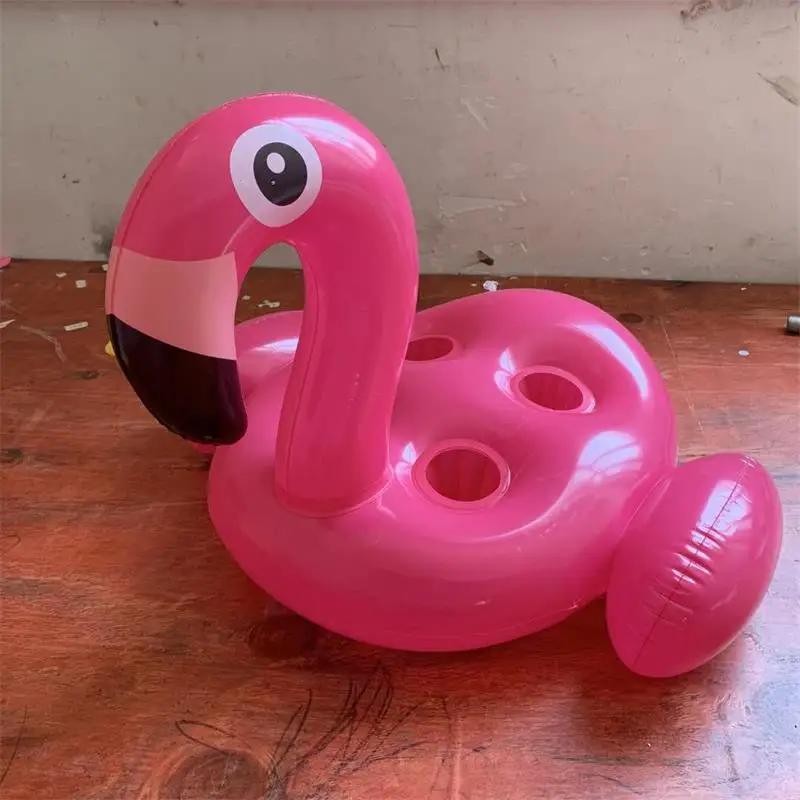 PVC inflatable flamingos cup holder four hole flamingos coasters floating drink cup holder
PVC inflatable flamingos cup holder four hole flamingos coasters floating drink cup holder