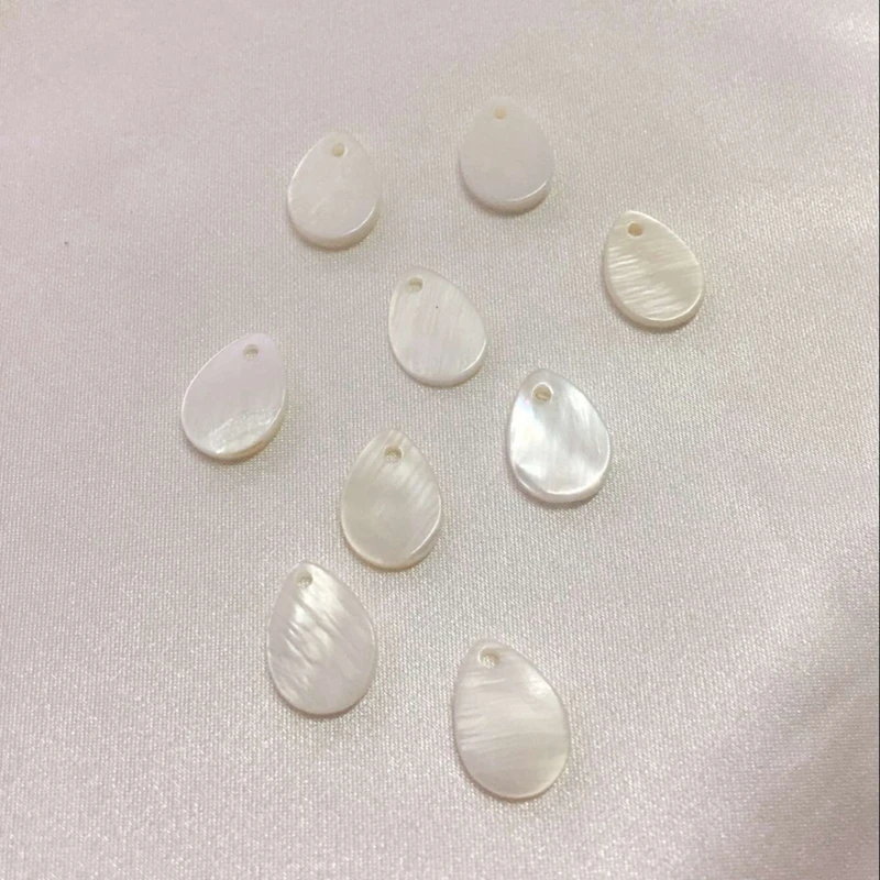 13*9MM 200Pcs 100% White Natural Shell Water Drop Stone Earring Bead Jewelry Charms
13*9MM 200Pcs 100% White Natural Shell Water Drop Stone Earring Bead Jewelry Charms