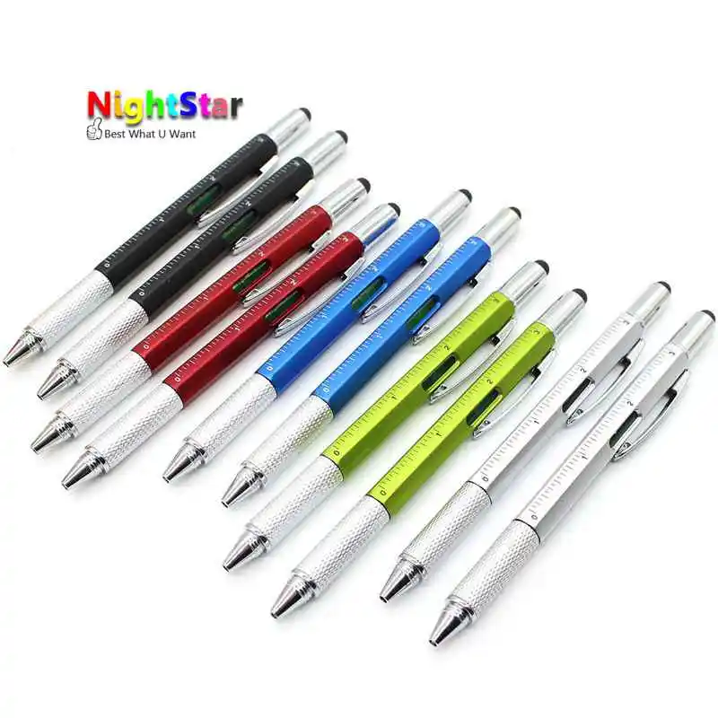 6 In1 Multifunctional Touch Screen Tool Stylus Ballpoint Pen Portable With Ruler Screwdriver Tool / Random Color /1 Piece
6 In1 Multifunctional Touch Screen Tool Stylus Ballpoint Pen Portable With Ruler Screwdriver Tool / Random Color /1 Piece