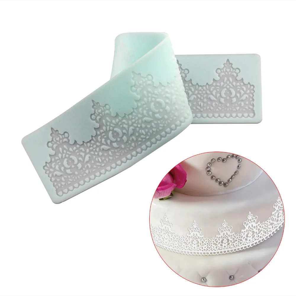 Flower Lace Silicone Mat Sugarcraft Cake Border Fondant Cupcake Silicone lcae Mold Cake Decorating Tool
Flower Lace Silicone Mat Sugarcraft Cake Border Fondant Cupcake Silicone lcae Mold Cake Decorating Tool