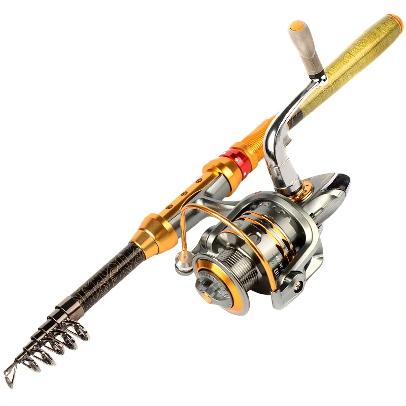 Golden Portable Carbon Scalable Fishing Spinning Fish Hand Fishing Tackle Sea Rod Ocean Rod YA88
Golden Portable Carbon Scalable Fishing Spinning Fish Hand Fishing Tackle Sea Rod Ocean Rod YA88