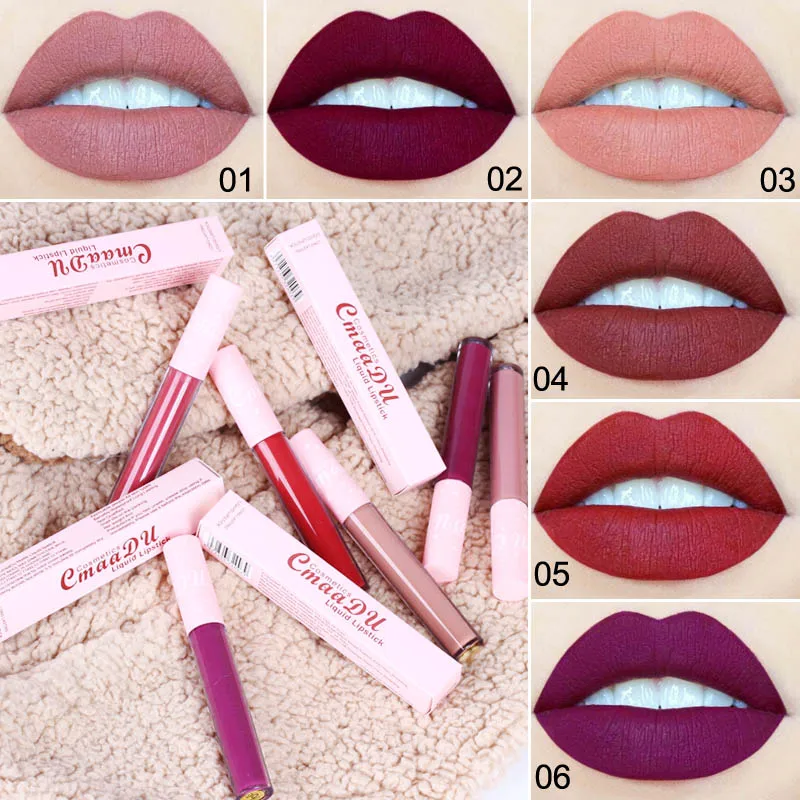 Professional Matte Lip Gloss Lip Tint Waterproof Liquid Lipstick Nude Makeup Cosmetics Mate Batom Lipgloss Stain Make Up Baton
Professional Matte Lip Gloss Lip Tint Waterproof Liquid Lipstick Nude Makeup Cosmetics Mate Batom Lipgloss Stain Make Up Baton
