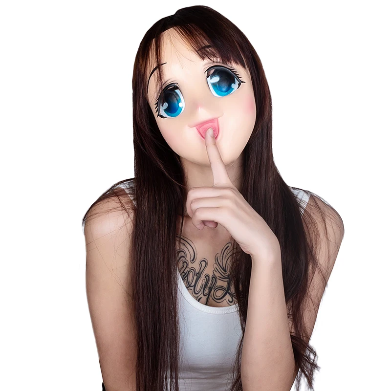 Big Eyes Girl Full Face Latex Mask Half Head Mask Cartoon Cosplay Japanese Anime Lolita Mask Crossdress Doll Free Shipping
Big Eyes Girl Full Face Latex Mask Half Head Mask Cartoon Cosplay Japanese Anime Lolita Mask Crossdress Doll Free Shipping