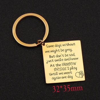 Engraved Some Days Without Me Might Be Grey But Don't Be Sad Just Smile Keychain Pet Loss Key Fobs Tag Memorial Jewelry
Engraved Some Days Without Me Might Be Grey But Don't Be Sad Just Smile Keychain Pet Loss Key Fobs Tag Memorial Jewelry