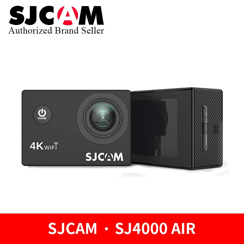 Оригинальная Экшн-камера SJCAM SJ4000 AIR 4K Full HD Allwinner 30fps WIFI 2 0 "экран мини-шлем