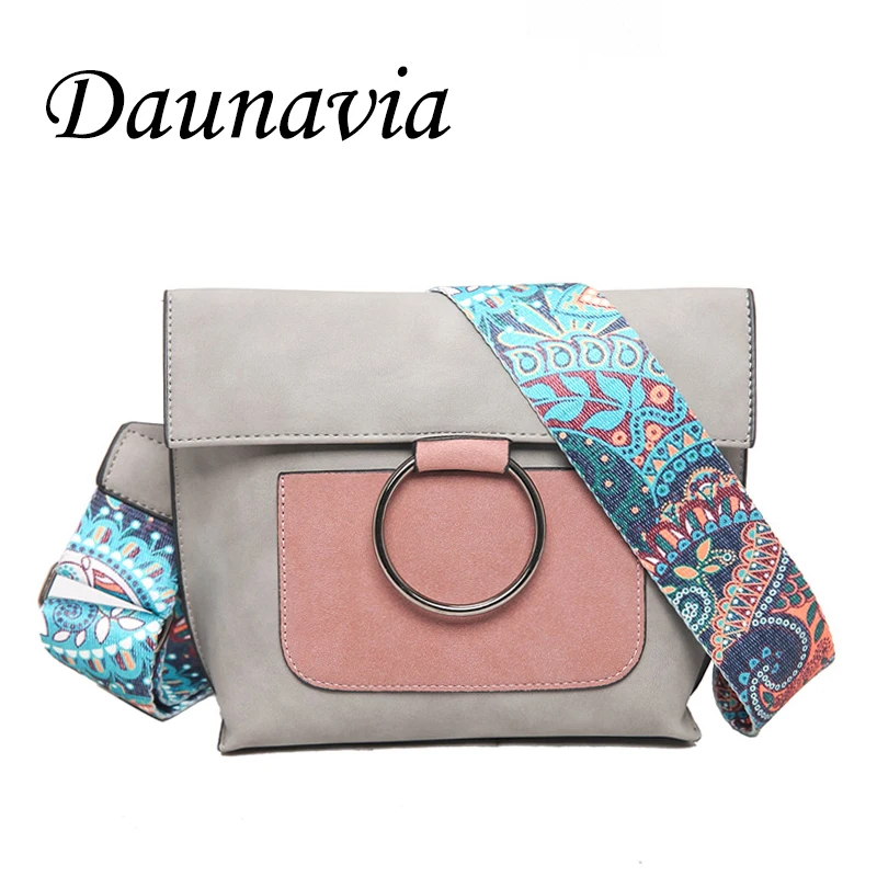 Bohemian Strap Women Crossbody Bag Metal Ring Shoulder Bag Suede Leather Messenger Bag Patchwork Purse Bolsas Feminina
Bohemian Strap Women Crossbody Bag Metal Ring Shoulder Bag Suede Leather Messenger Bag Patchwork Purse Bolsas Feminina