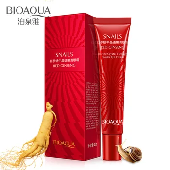 BIOAQUA Natural Red Ginseng Snail Moisturizer Eye Cream Hydrating Remove Eye Bag Dark Circles Anti Wrinkles Men/women Skin Care
BIOAQUA Natural Red Ginseng Snail Moisturizer Eye Cream Hydrating Remove Eye Bag Dark Circles Anti Wrinkles Men/women Skin Care