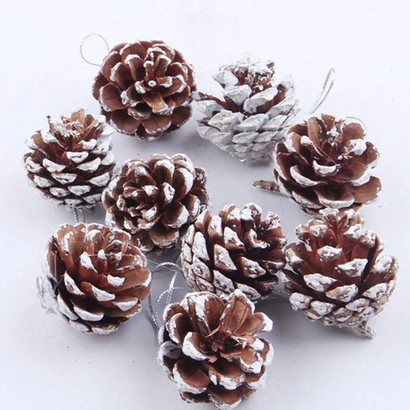 9pcs New Year 2020 Natural Pine Cones Pinecone Bauble Crafts Christmas Tree Decorations for Home Navidad 2019 Hanging Ornaments
9pcs New Year 2020 Natural Pine Cones Pinecone Bauble Crafts Christmas Tree Decorations for Home Navidad 2019 Hanging Ornaments