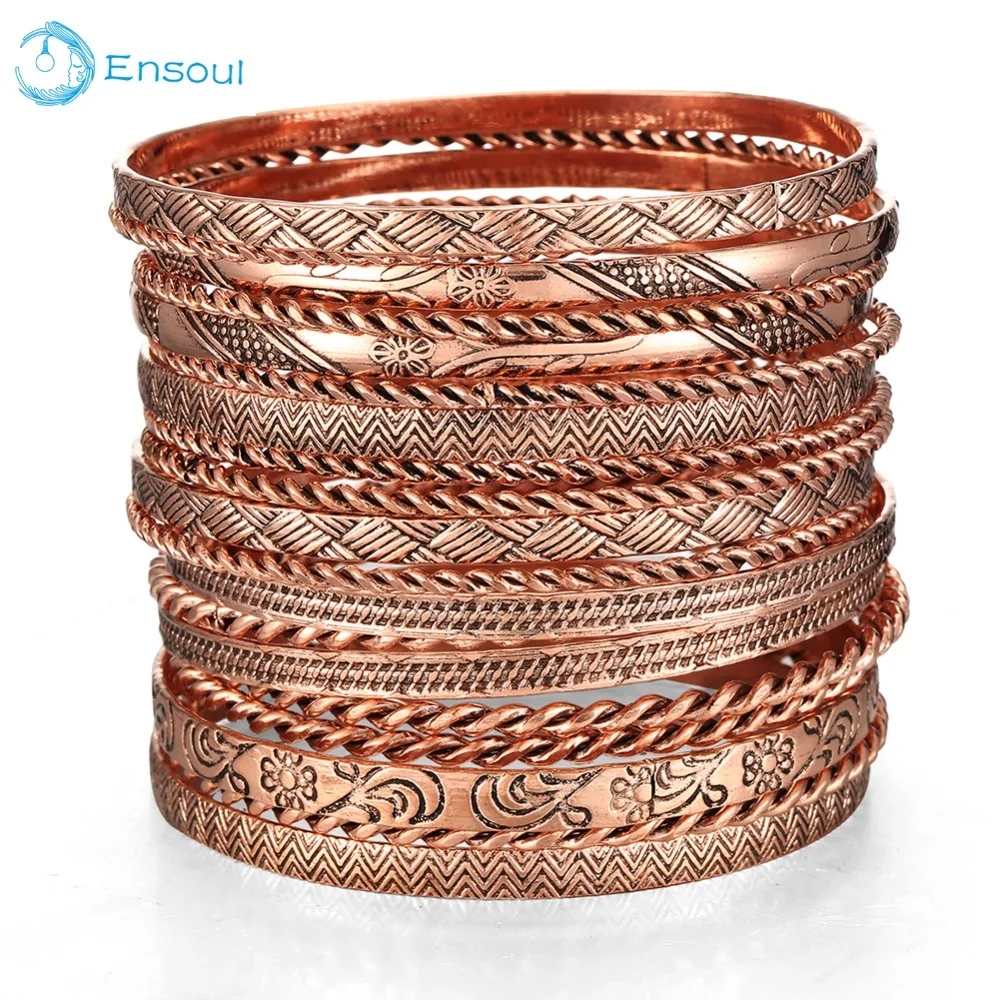 Ensoul 2019 New Fashion 19Pcs/Lot Antique Copper Charm Bracelets & Bangles for Women Luxury Brand round Iron Alloy Bracelete
Ensoul 2019 New Fashion 19Pcs/Lot Antique Copper Charm Bracelets & Bangles for Women Luxury Brand round Iron Alloy Bracelete
