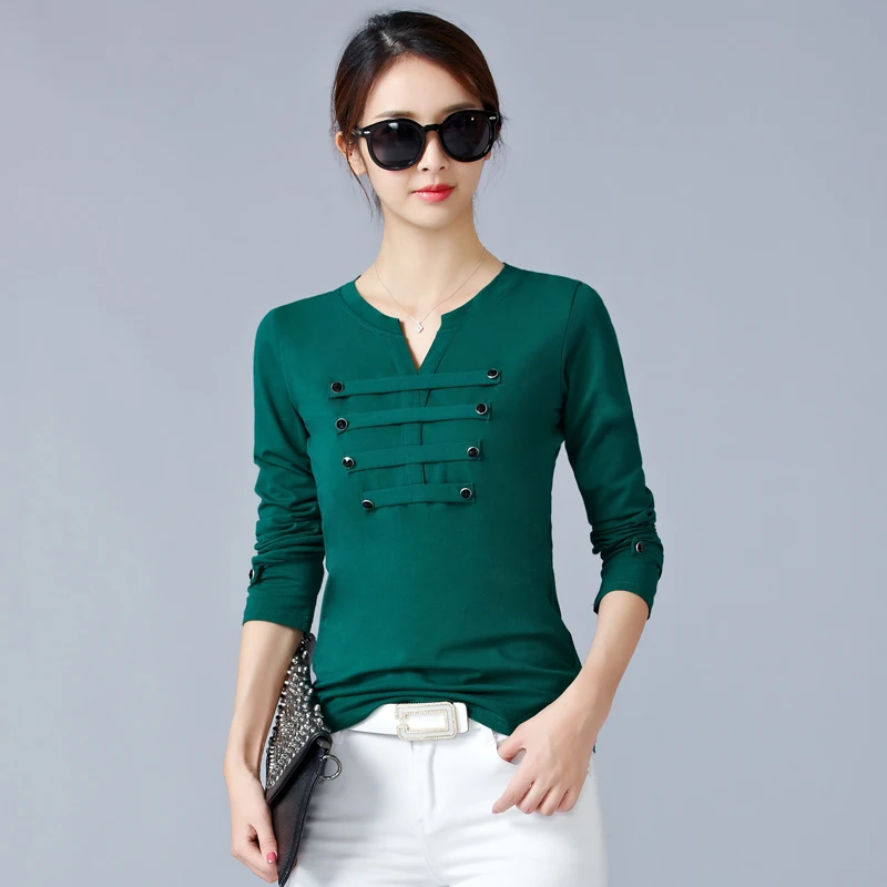 2019 Spring and autumn thin film in the spring and autumn winter pure color long sleeve T-shirt
2019 Spring and autumn thin film in the spring and autumn winter pure color long sleeve T-shirt
