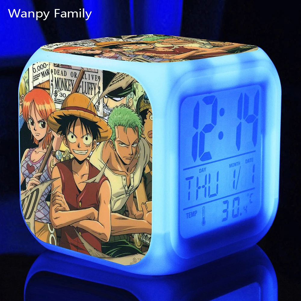 ONE PIECE Monkey D Luffy Alarm Clocks,Color changing Straw hat pirates Alarm Clocks For kids Gift Multifunction alarm clocks
ONE PIECE Monkey D Luffy Alarm Clocks,Color changing Straw hat pirates Alarm Clocks For kids Gift Multifunction alarm clocks