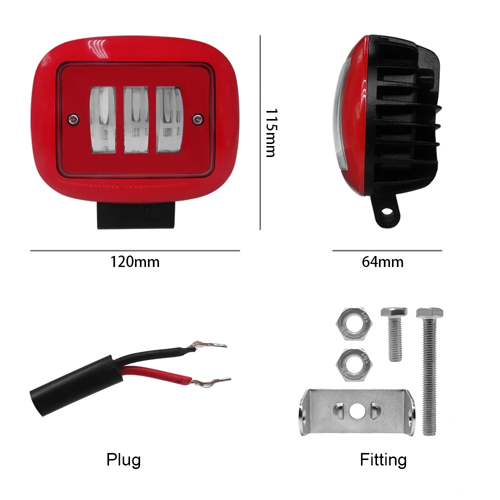 1pcs 30W Red Square work Light Spot Spotlight For Offroad Truck Tractor SUV Driving Lamp 4000lm Flux 6000K Red Round Work Light
1pcs 30W Red Square work Light Spot Spotlight For Offroad Truck Tractor SUV Driving Lamp 4000lm Flux 6000K Red Round Work Light
