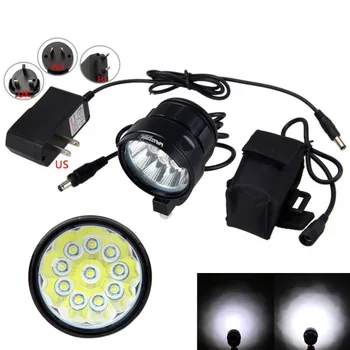 Waterproof 3 Modes Front Bike Headlamp 20000 LM 10x XM-L T6 LED Light Cycling Lamp +16000 mAh Battery +Charger
Waterproof 3 Modes Front Bike Headlamp 20000 LM 10x XM-L T6 LED Light Cycling Lamp +16000 mAh Battery +Charger