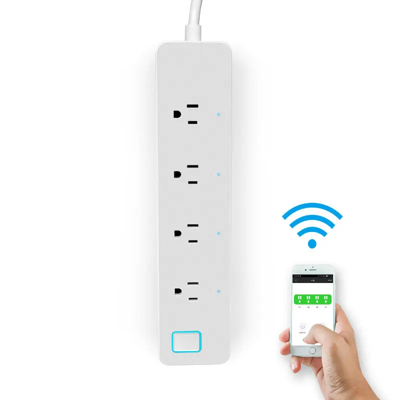 Wifi USB умная розетка штепсельная вилка США переключатель перегрузки защита от