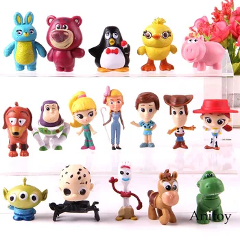 Buzz Lightyear Woody Jessie Bullseye Slinky Dog Forky Ducky Bunny Rex Hamm PVC Toy Story 4 Action Figure Toys for Kids
Buzz Lightyear Woody Jessie Bullseye Slinky Dog Forky Ducky Bunny Rex Hamm PVC Toy Story 4 Action Figure Toys for Kids