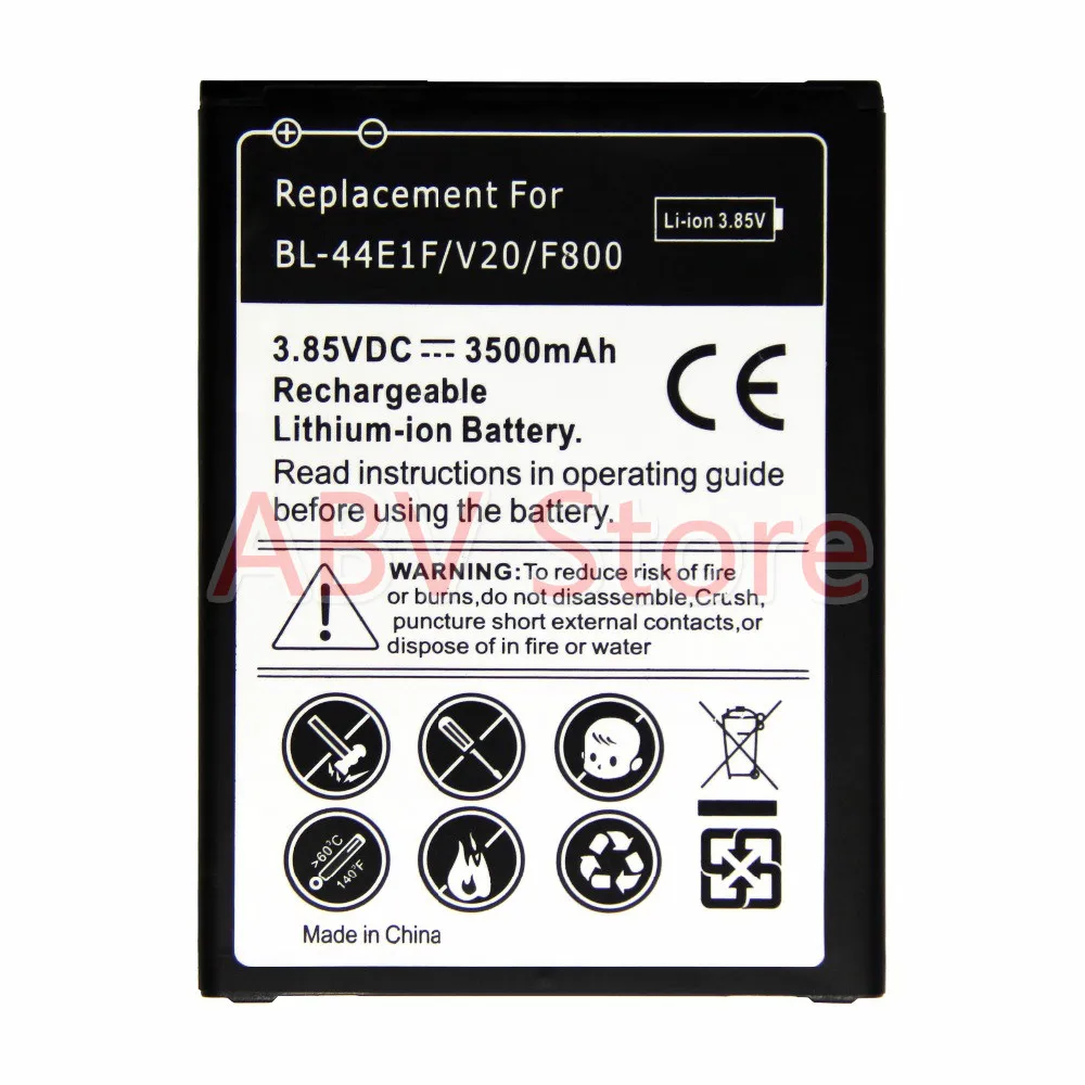 2019 New Original ABV 3500MAH BL-44E1F Battery for LG V20 VS995 US996 LS997 H990DS H910 H918 BL44E1F battery
2019 New Original ABV 3500MAH BL-44E1F Battery for LG V20 VS995 US996 LS997 H990DS H910 H918 BL44E1F battery