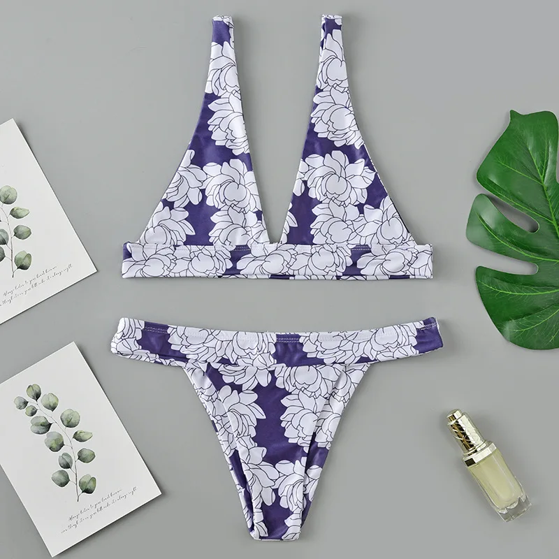 Wasteheart Summer Sexy Bikini Set Women Swimsuit Bikini Backless Swimwear Low Waist Holiday Suit Female Beach Flower Printed
Wasteheart Summer Sexy Bikini Set Women Swimsuit Bikini Backless Swimwear Low Waist Holiday Suit Female Beach Flower Printed