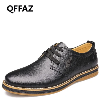 QFFAZ New Fashion Men Casual Shoes Lace Up Handmade Breathable Comfortable Brand Men Shoes Leather Flat Men Oxfords Formal Shoes
QFFAZ New Fashion Men Casual Shoes Lace Up Handmade Breathable Comfortable Brand Men Shoes Leather Flat Men Oxfords Formal Shoes
