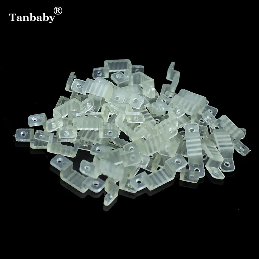 50pcs LED Fixing Silicone Mounting Clips Buckles Clamps For 220V 5050 2835 Waterproof LED Strip Light Tape 0HOT
50pcs LED Fixing Silicone Mounting Clips Buckles Clamps For 220V 5050 2835 Waterproof LED Strip Light Tape 0HOT
