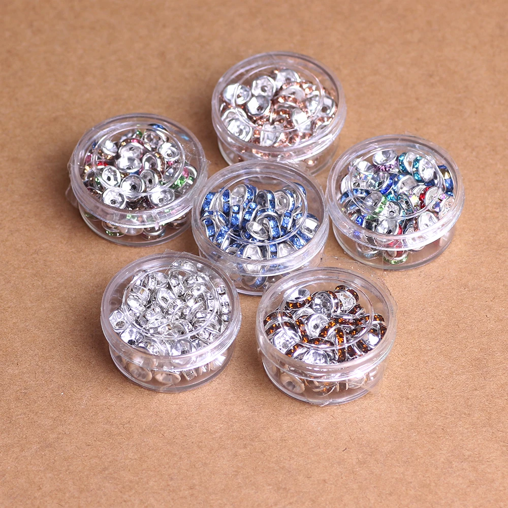 ZHUBI BOX Package 6MM European Big Hole Round Loose Glass Crystal Space Bead Charms For DIY Jewelry Making Bracelet Bangle
ZHUBI BOX Package 6MM European Big Hole Round Loose Glass Crystal Space Bead Charms For DIY Jewelry Making Bracelet Bangle