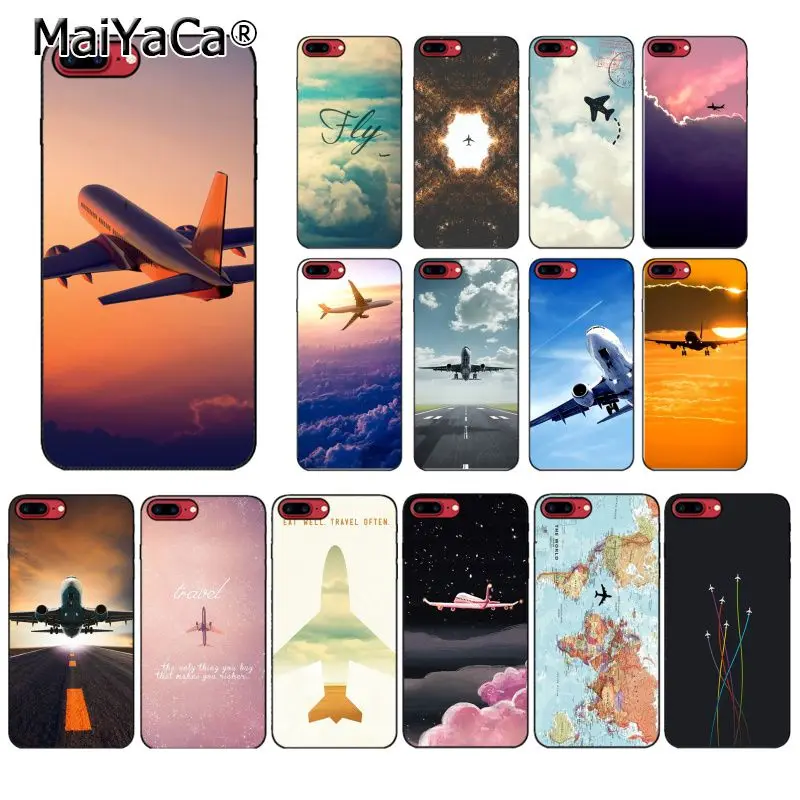 Самолет Fly путешествия небо карта мира чехол для мобильного телефона iphone 11 12 Pro 11Pro