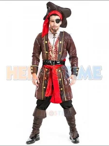Deluxe Pirates of the Caribbean Jack Sparrow Costume Cosplay Set Halloween Costume
Deluxe Pirates of the Caribbean Jack Sparrow Costume Cosplay Set Halloween Costume