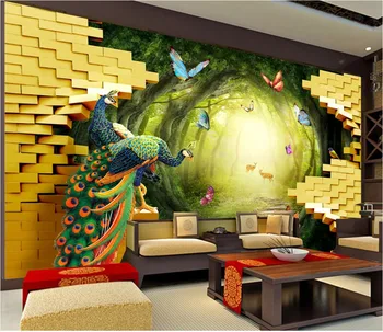 Custom Photo Wallpaper 3D Golden Garden Peacock Rich 3D Sofa TV Background Wall Decoration Wallpaper Mural
Custom Photo Wallpaper 3D Golden Garden Peacock Rich 3D Sofa TV Background Wall Decoration Wallpaper Mural