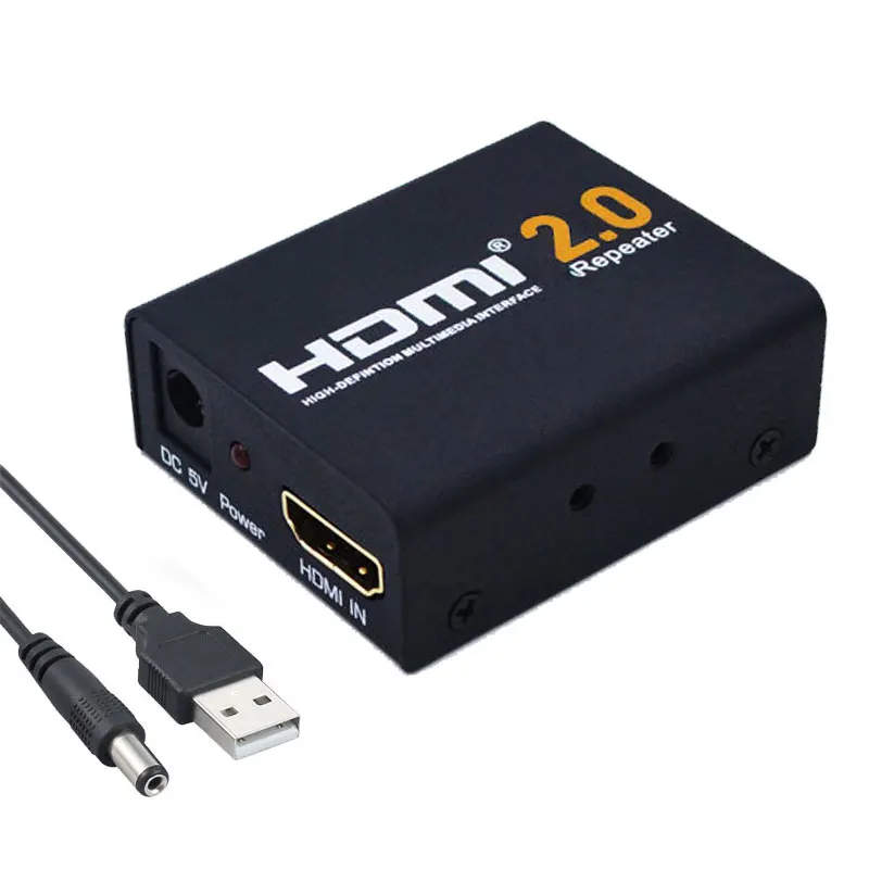 2160P 3D 4K HDMI Signal Repeater Extender Booster Adapter Over Signal HDTV 60 Meters Lossless Transmission HDMI Repeater Adapter
2160P 3D 4K HDMI Signal Repeater Extender Booster Adapter Over Signal HDTV 60 Meters Lossless Transmission HDMI Repeater Adapter