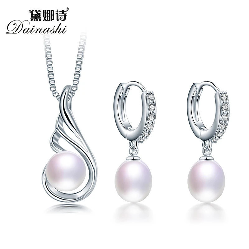 Hot Selling Freshwater Pearl Luxury Jewelry Set Statement Wedding Necklace Pendant Silver Plated Dangle Earrings
Hot Selling Freshwater Pearl Luxury Jewelry Set Statement Wedding Necklace Pendant Silver Plated Dangle Earrings