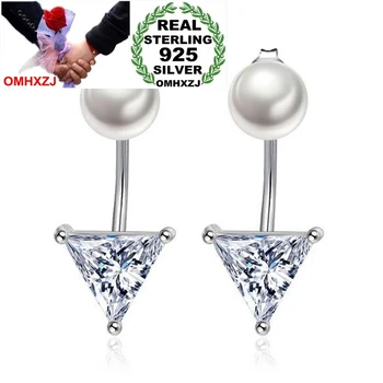 OMHXZJ Wholesale Sweet Elegant Fashion Kpop OL Woman Girl Wedding Triangle Zircon Pearls 925 Sterling Silver Stud Earrings YS435
OMHXZJ Wholesale Sweet Elegant Fashion Kpop OL Woman Girl Wedding Triangle Zircon Pearls 925 Sterling Silver Stud Earrings YS435