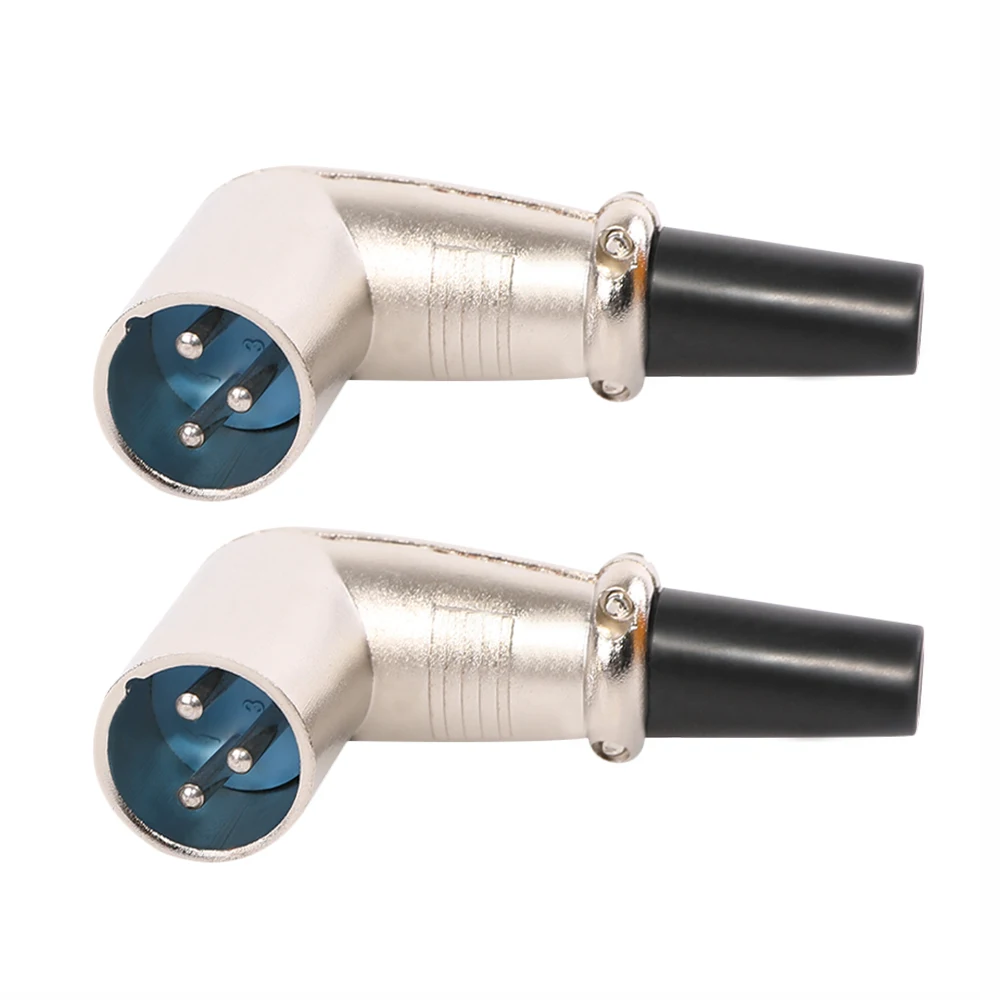 2pcs Right Angle 90 Degree Metal 3 Pin XLR Male Plug Solder Audio Adapter
2pcs Right Angle 90 Degree Metal 3 Pin XLR Male Plug Solder Audio Adapter