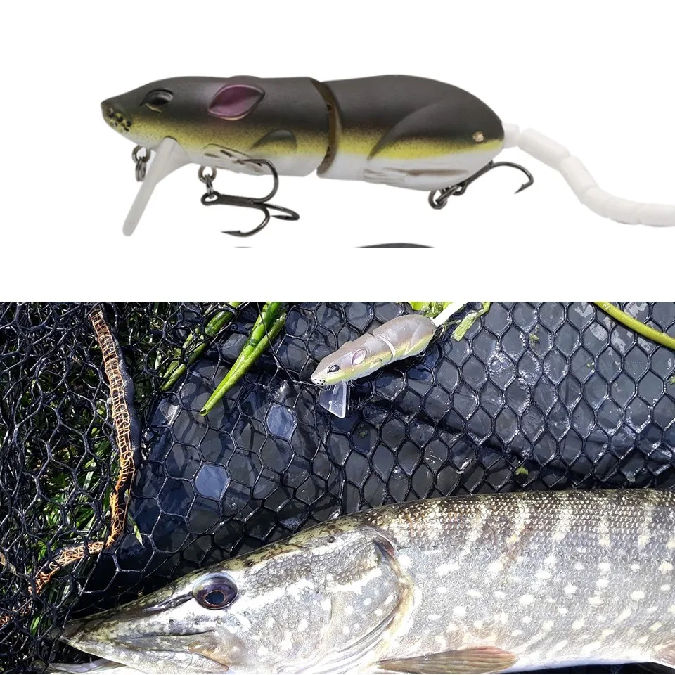 Hunthouse rat lures mouse lures 135mm 17g two tails floating fishing lure for fishing seabass bass lure Artificial Bait lerrue
Hunthouse rat lures mouse lures 135mm 17g two tails floating fishing lure for fishing seabass bass lure Artificial Bait lerrue