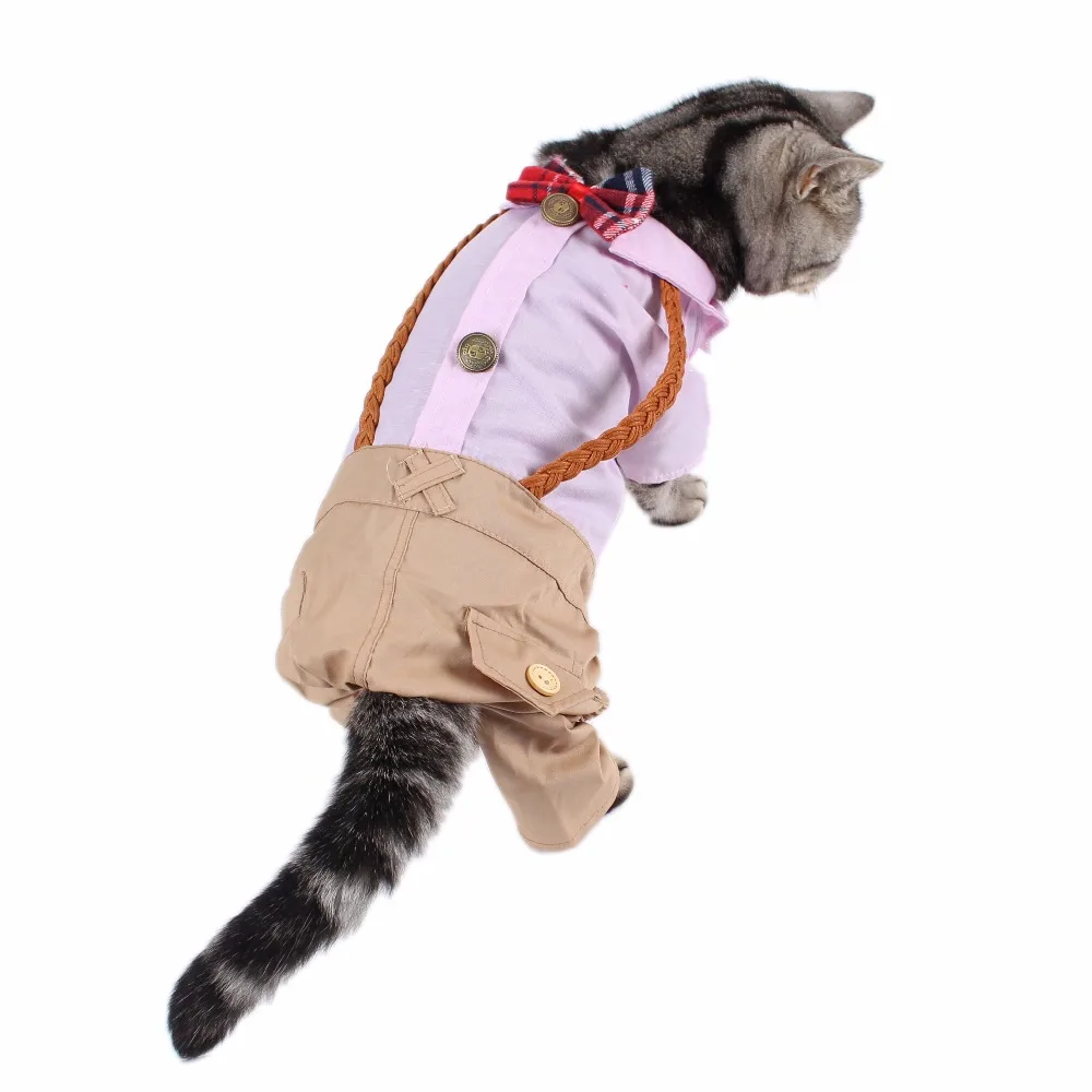 PipiFren Cats Clothes Costume Jumpsuit Overalls Outfit Retro For Pets Costume Costumes Dog Coats Clothing katten kleding kedi
PipiFren Cats Clothes Costume Jumpsuit Overalls Outfit Retro For Pets Costume Costumes Dog Coats Clothing katten kleding kedi