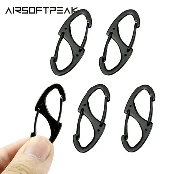 5 Pcs Alloy Buckle Climbing Carabiner Outdoor EDC Equipment 8 Shape Portable Metal Carabiner Ring Hiking EDC Tool Release Hook
5 Pcs Alloy Buckle Climbing Carabiner Outdoor EDC Equipment 8 Shape Portable Metal Carabiner Ring Hiking EDC Tool Release Hook