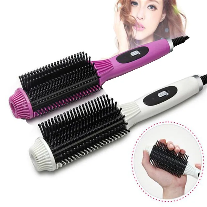 2 In 1 Hair Curler Multifunction Electric Comb Curling Hair Straightener Brush Straightening Iron Brush Curling Styling Tools
2 In 1 Hair Curler Multifunction Electric Comb Curling Hair Straightener Brush Straightening Iron Brush Curling Styling Tools