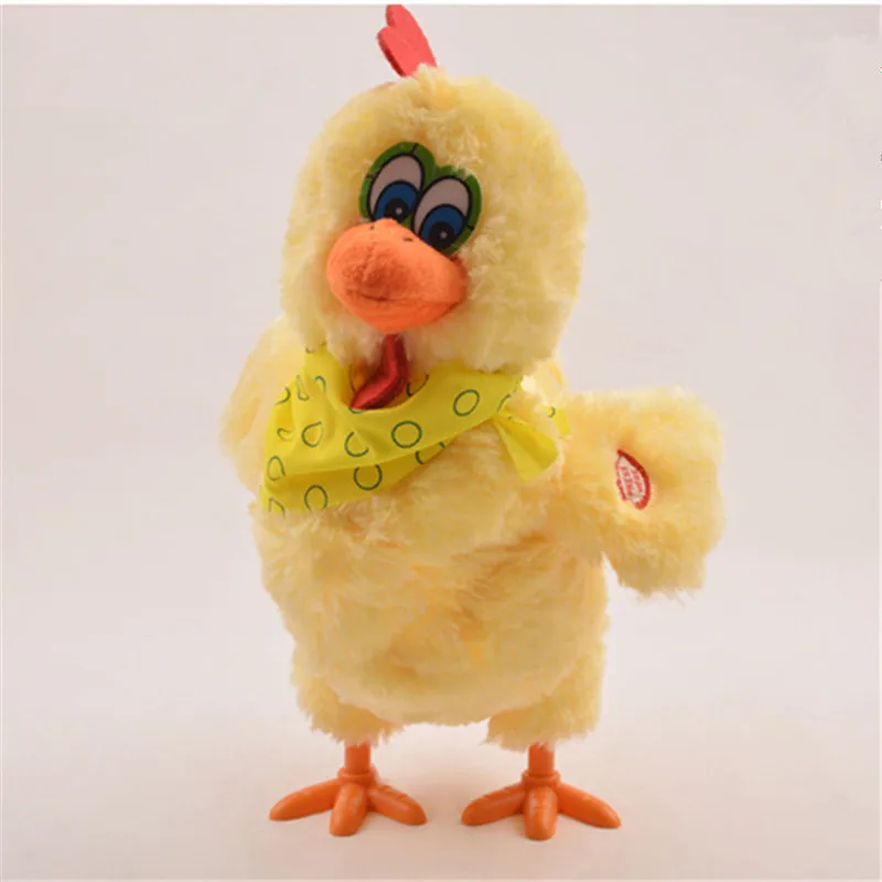 1 Pcs funny Doll chicken hens will lay eggs of chickens crazy singing and dancing electric plush toys Christmas toy 30cm
1 Pcs funny Doll chicken hens will lay eggs of chickens crazy singing and dancing electric plush toys Christmas toy 30cm