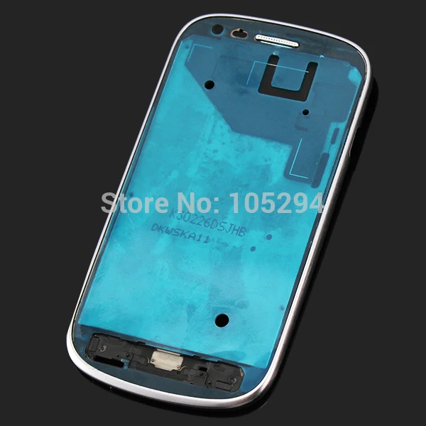 Белый Ближний Корпус Рамка Для Samsung Galaxy S3 mini i8190 + номер Дорожки | Мобильные