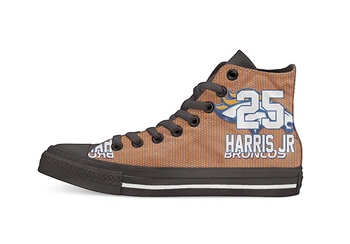 Denver Football Player Harris Jr. High Top Canvas Shoes Custom Walking shoes
Denver Football Player Harris Jr. High Top Canvas Shoes Custom Walking shoes