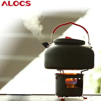 Alocs Camping Water Tea Kettle Picnic Pot Alcohol Stove with Bracket Outdoor Travel Cookware Hiking Equipment Set CW-K04 PRO
Alocs Camping Water Tea Kettle Picnic Pot Alcohol Stove with Bracket Outdoor Travel Cookware Hiking Equipment Set CW-K04 PRO