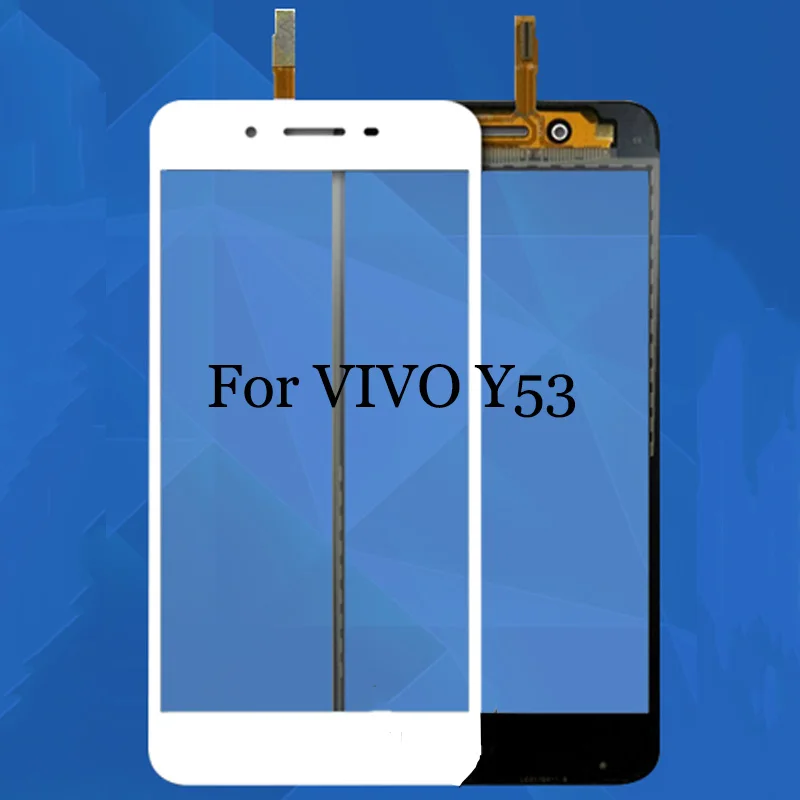 Black White Front Glass Lens + Touch Screen Digitizer For vivo Y53 Y 53 Replacement for Phone LCD Screen Flex cable Case
Black White Front Glass Lens + Touch Screen Digitizer For vivo Y53 Y 53 Replacement for Phone LCD Screen Flex cable Case
