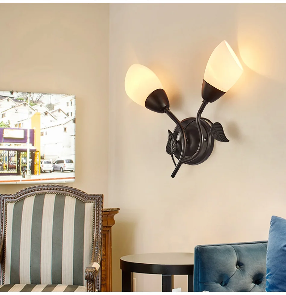 Art LED Wall Lamps Home Hotel Decoration Night Lighting Modern Wall Sconces Modern Interior Bedside Lights E14 Bulbs Mounted (18)