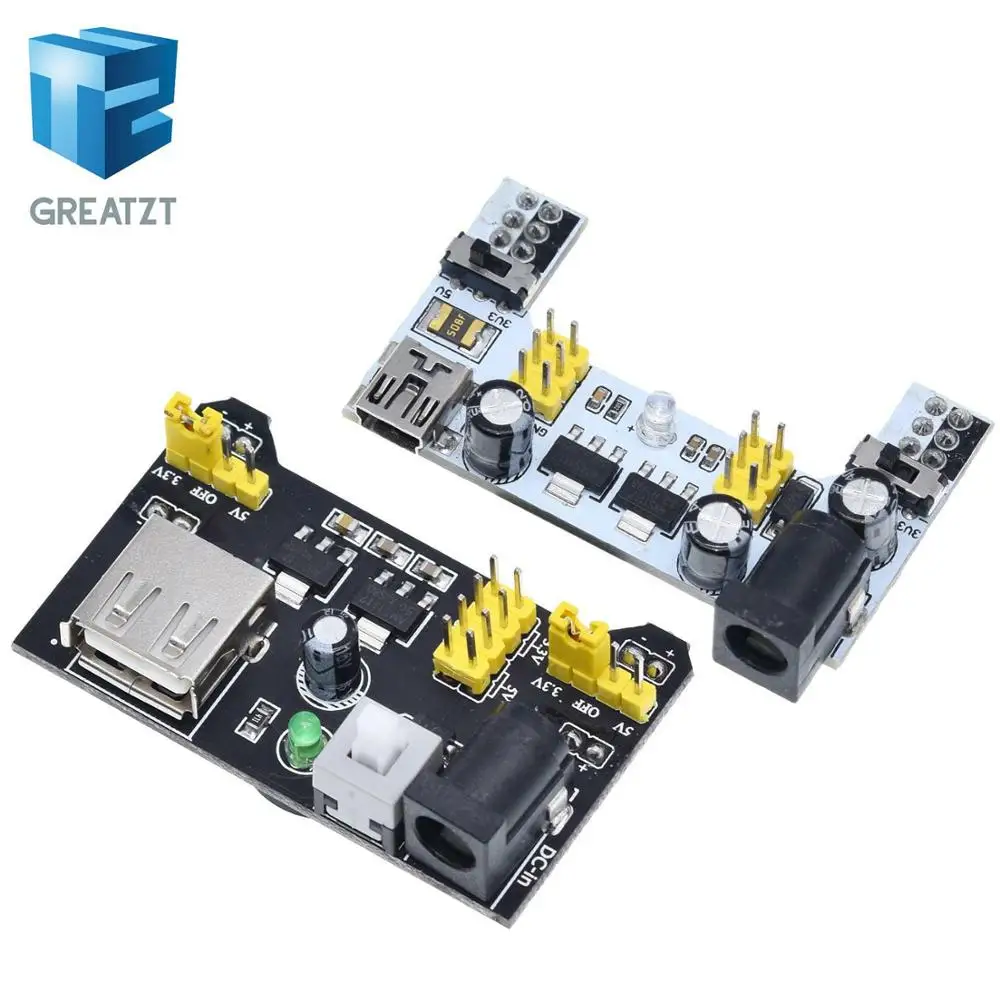 MB102 Breadboard Power Supply Module /MB102 white Breadboard Dedicated Power Module 2-way 3.3V 5V MB-102 Solderless Bread Board
MB102 Breadboard Power Supply Module /MB102 white Breadboard Dedicated Power Module 2-way 3.3V 5V MB-102 Solderless Bread Board