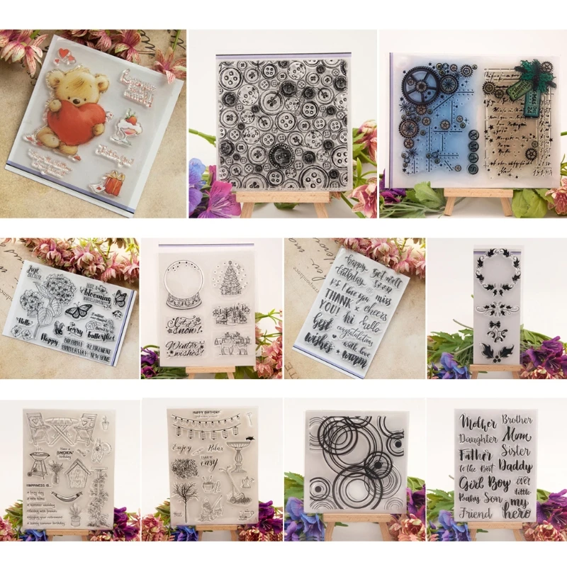 Flower DIY Silicone Clear Stamp Cling Seal Scrapbook Embossing Album Decor Craft
Flower DIY Silicone Clear Stamp Cling Seal Scrapbook Embossing Album Decor Craft