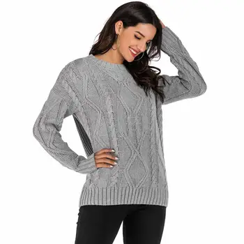 Wixra Sweaters Autumn Winter Spring Female Solid O Neck Basic Ladies Knitted Pullovers Women's Jumpers For Ladies
Wixra Sweaters Autumn Winter Spring Female Solid O Neck Basic Ladies Knitted Pullovers Women's Jumpers For Ladies