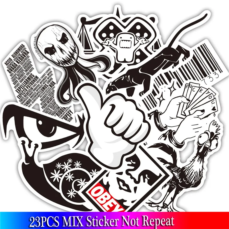 20Pcs Punk Cool Skull Sticker Black And White Rock Stickers For Luggage Laptop Bicycle Motorcycle Laptop Toys Stickers Pack Sets
20Pcs Punk Cool Skull Sticker Black And White Rock Stickers For Luggage Laptop Bicycle Motorcycle Laptop Toys Stickers Pack Sets
