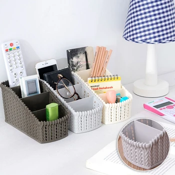 High Quality 4 Grid Desktop Makeup Stage Box Rattan Basket Remote Stationery ganizer
High Quality 4 Grid Desktop Makeup Stage Box Rattan Basket Remote Stationery ganizer