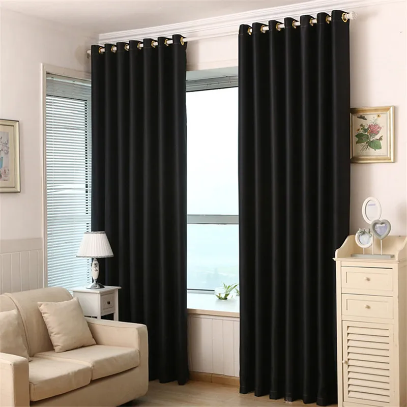 1 Piece Solid Blackout Cloth Shading Window Curtain for Bedroom Living Room Home Decorative
1 Piece Solid Blackout Cloth Shading Window Curtain for Bedroom Living Room Home Decorative